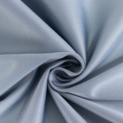Light blue fabric swirl showcasing smooth texture and sheen.