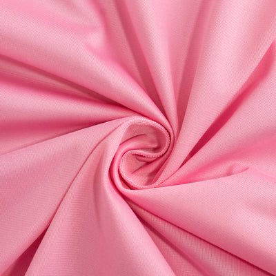 Close-up of soft pink fabric texture.