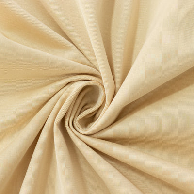 Beige textured fabric swirl detail shot. #whtbkgd