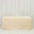 Beige table cover on a plain backdrop for events or home decor.