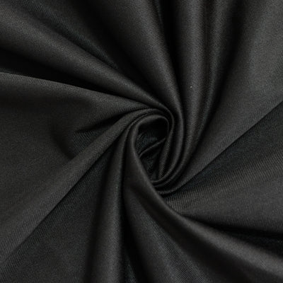 Black fabric with smooth texture and subtle sheen. #whtbkgd
