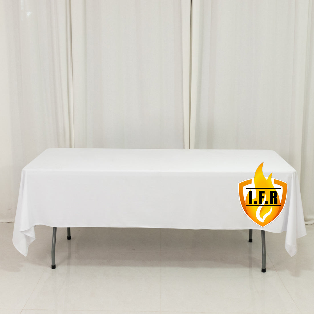 White table with I.F.R. logo on a plain background.