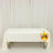 White table with a tablecloth and L.F.R. logo