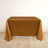 Gold tablecloth draped elegantly over a table