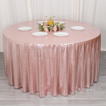 Captivate Your Guests with the Enchanting Rose Gold Elegance