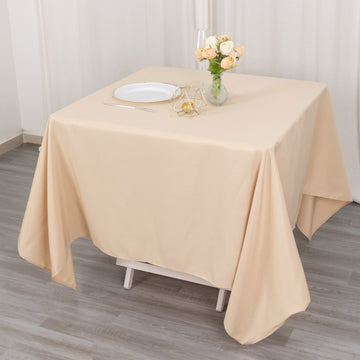 Versatile and Stylish Beige Table Linen