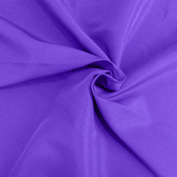 Enhance Your Event Decor with the Purple Premium Square Table Overlay