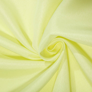 Transform Your Event with the Yellow Square Seamless Polyester Tablecloth