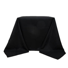 90inch Black Seamless Premium Polyester Square Tablecloth - 200GSM