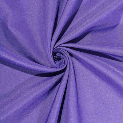 Purple fabric swirl showcasing texture and color.