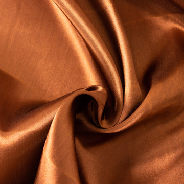 Create a Perfect Celebratory Mood with the Cinnamon Brown Round Tablecloth