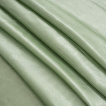 Experience Luxury with the Sage Green Satin Tablecloth