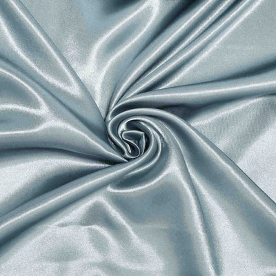 Light blue satin fabric with a smooth, glossy finish.