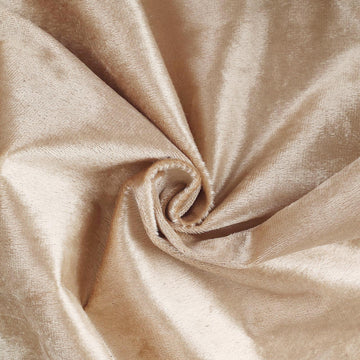 Create Unforgettable Tablescapes with the Champagne Velvet Tablecloth