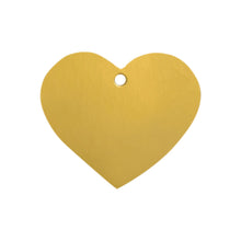 50 Pack | 2inch Gold Printable Heart Shape Wedding Favor Gift Tags#whtbkgd