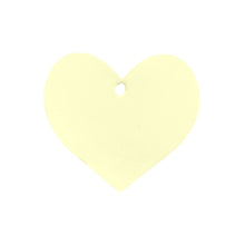 100 Pack | 2inch Ivory Printable Heart Shape Wedding Favor Gift Tags#whtbkgd