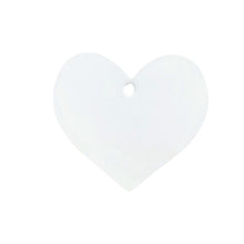 50 Pack | 2inch White Printable Heart Shape Wedding Favor Gift Tags#whtbkgd