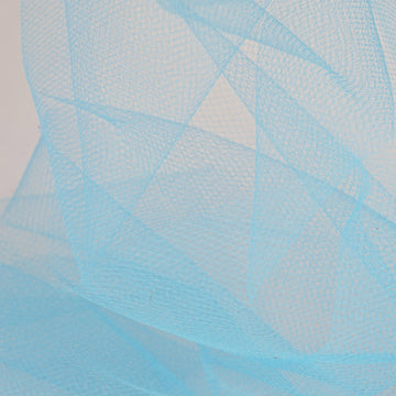 Turquoise Tulle Fabric Bolt for Elegant Event Decor