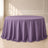 Violet Amethyst round tablecloth with a seamless finish.