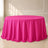 Fuchsia seamless round tablecloth for elegant dining decor.