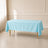 Polyester Rectangle Tablecloth 60"x102" Light Blue - Wrinkle-Resistant Finish