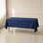 Navy blue wrinkle-resistant rectangle tablecloth 60"x102".