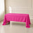 Fuchsia rectangle tablecloth draped elegantly over a table.