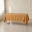 Gold wrinkle-resistant tablecloth for events, 72"x120".