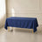 Navy blue wrinkle-resistant rectangular tablecloth 72"x120