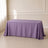 Violet amethyst rectangular tablecloth 90"x132" with seamless finish.