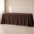 Chocolate seamless rectangle tablecloth 90"x156