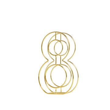 Create a Personalized Touch with Gold Freestanding 3D Decorative Metal Wire Numbers