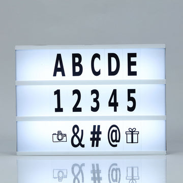 Cool White LED Light Box: Add a Vintage Touch to Your Event Decor