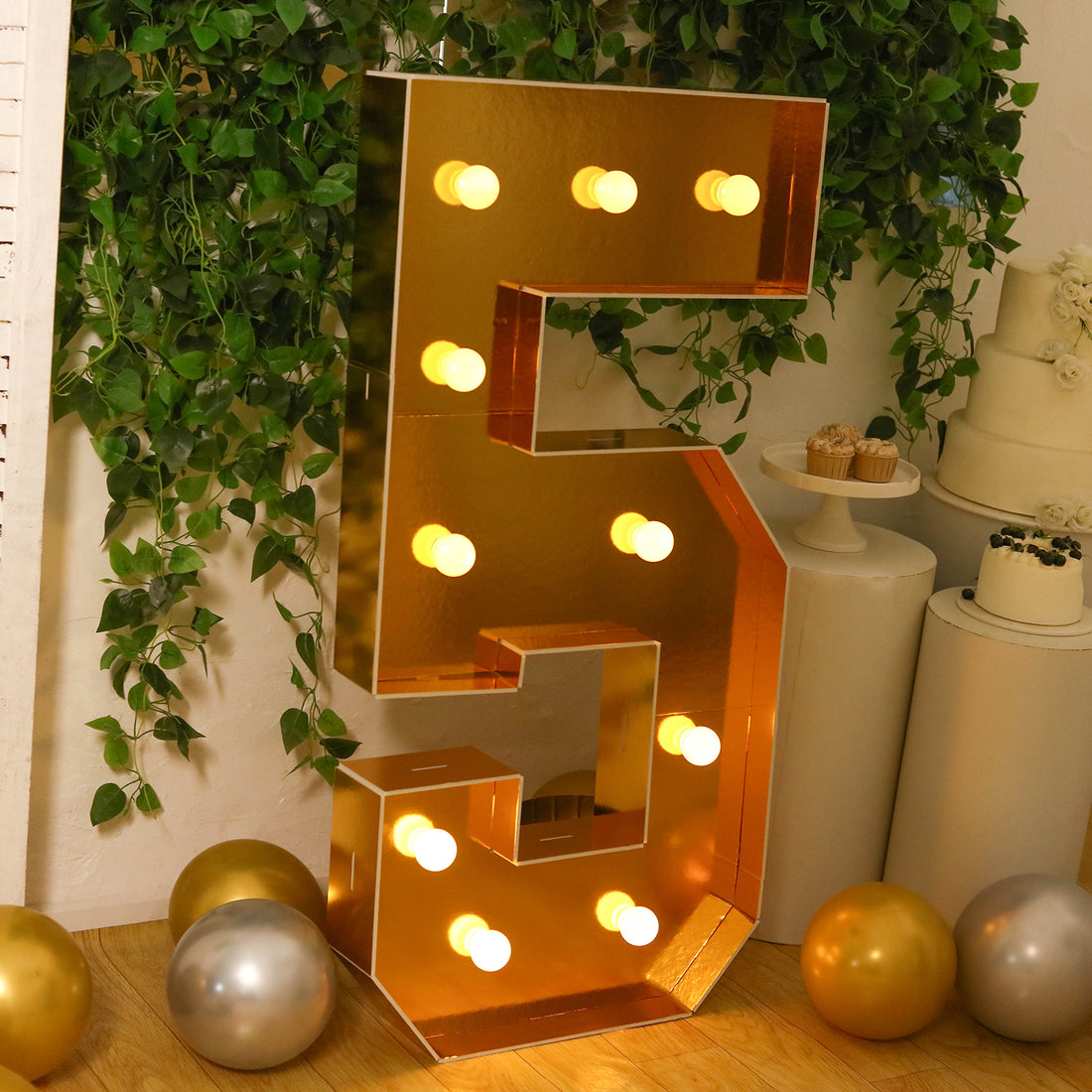 4ft Giant LED Marquee Number 