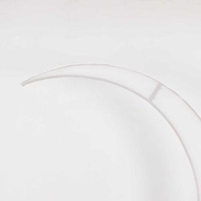 Transparent curved acrylic display stand