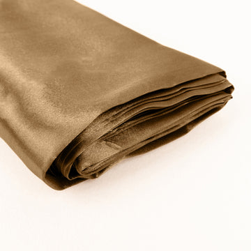 High-Quality Taupe Satin Fabric for Your Events