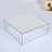 Mirrored square display box with a sleek design