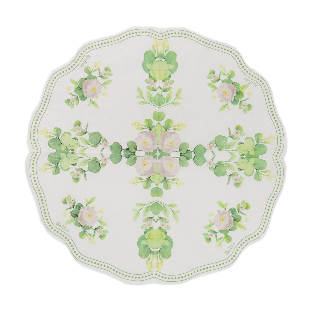 Round Paper Cocktail Napkins 12