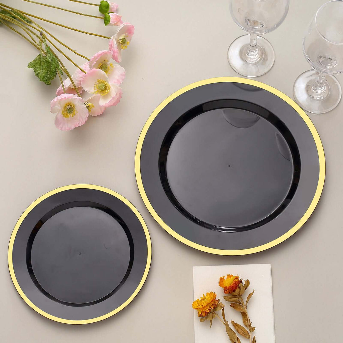 Plastic Round Dinner Plates 7