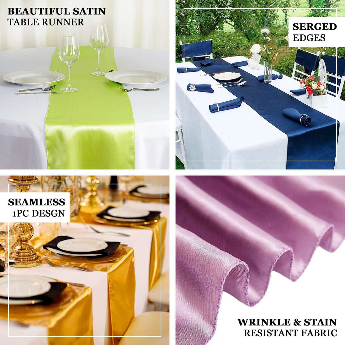 Satin Table Runner 12