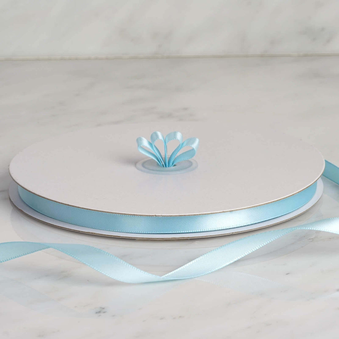 100 Yards Baby Blue Satin Ribbon | eFavormart