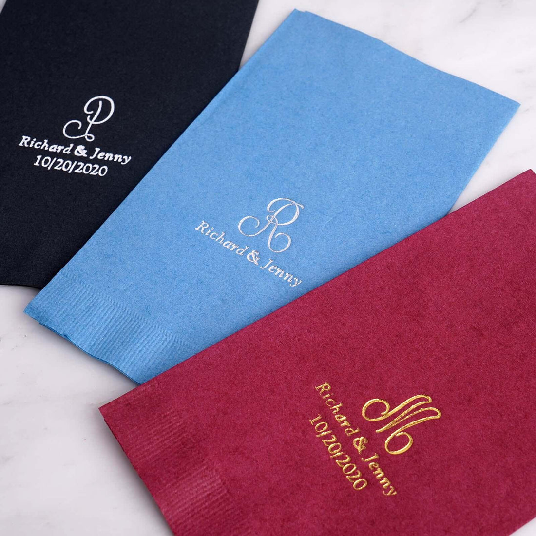 Personalized Paper Dinner Napkins with Monogram | eFavormart