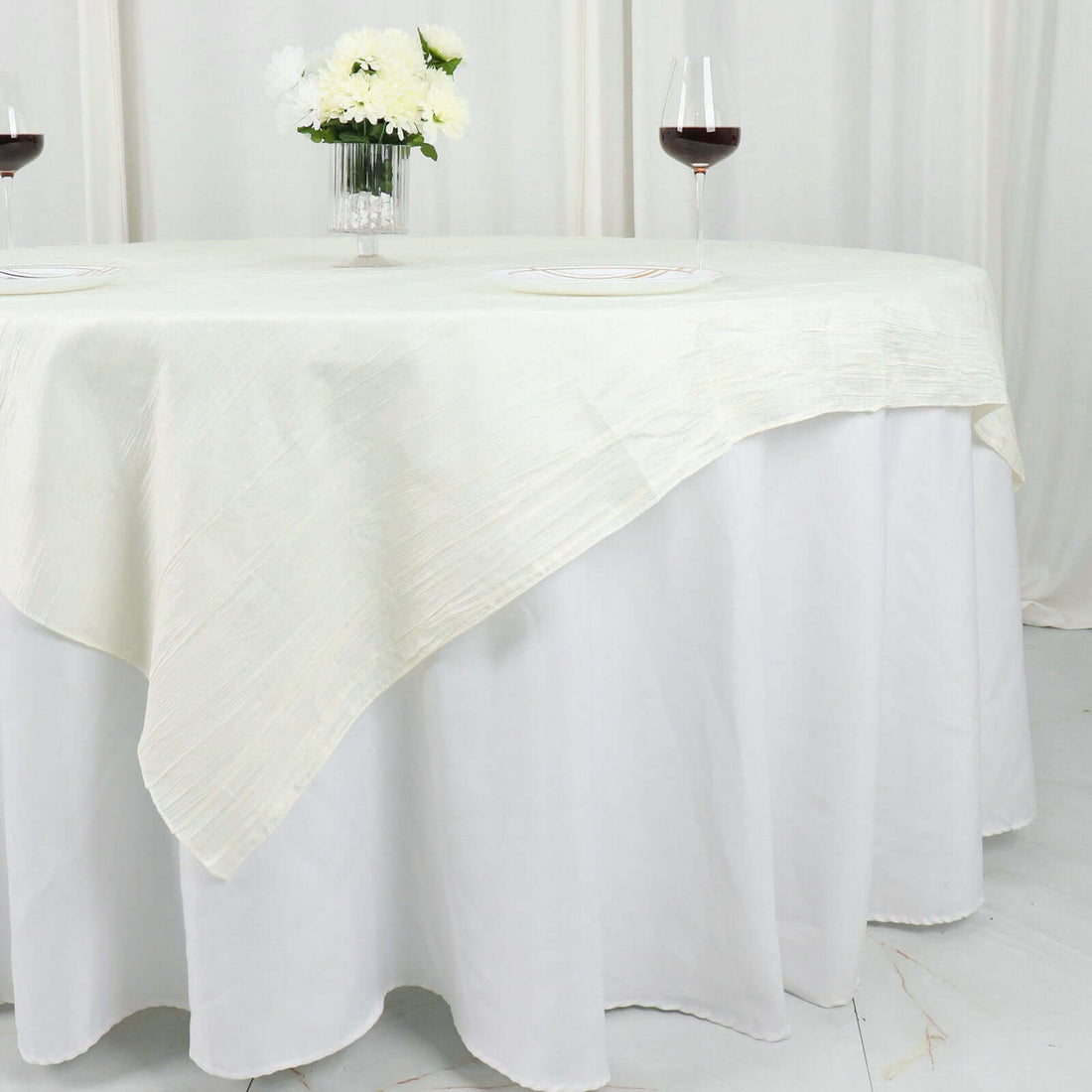 Crinkle Taffeta Overlay 72
