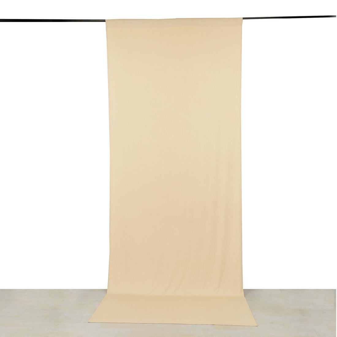 Beige backdrop fabric for photo shoots and events