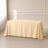 beige premium polyester rectangle tablecloth