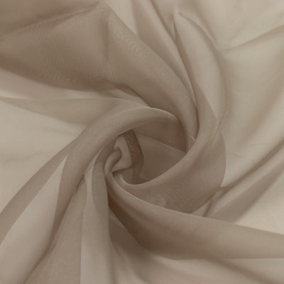 Beige sheer chiffon fabric texture in soft folds#whtbkgd
