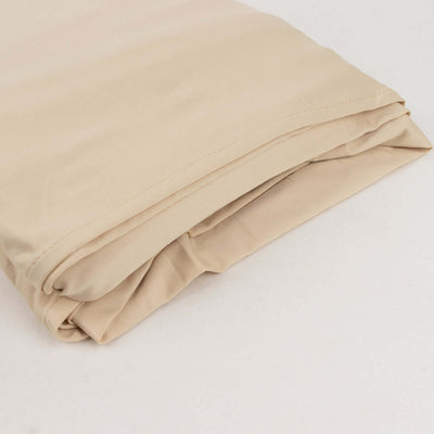 Beige Spandex 4-Way Stretch Fabric Bolt, DIY Craft Fabric Roll - 60"x10 Yards