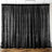 Black sequin backdrop curtain for events and photo shoots.