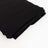 Black fabric rolled neatly on a white background