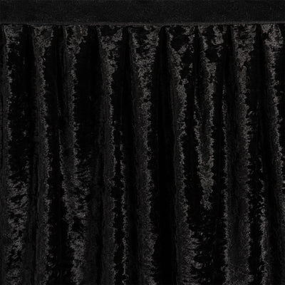 Black velvet curtain background with subtle textured vertical folds#whtbkgd